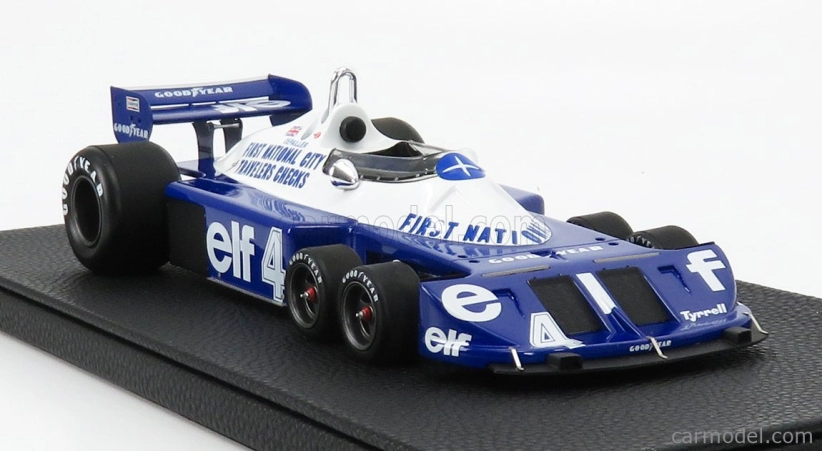Gp-replicas Tyrrell F1  P34/2 Elf Ford Six Wheels N 4 Season Gp 1977 P.depailler 1:18 Modrá Bílá