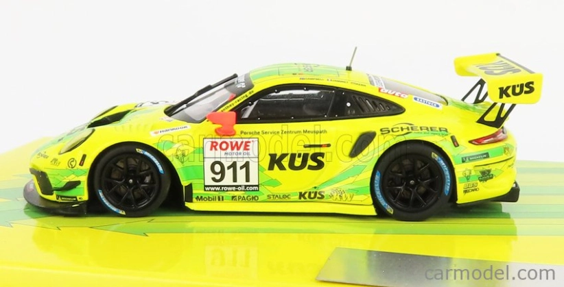 Minichamps Porsche 911 991-2 Gt3 R Team Manthey Racing N 911 1:43, žlutá