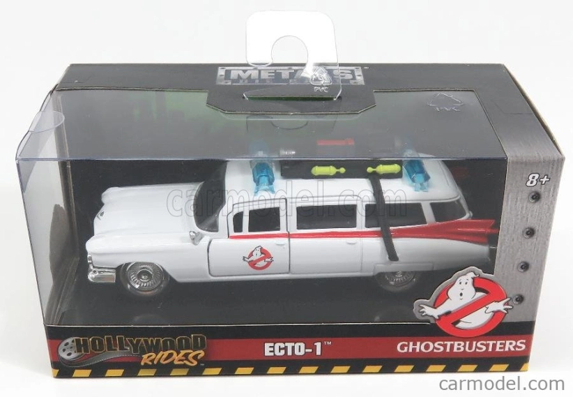 Jada Cadillac Series-62 Ecto-1 Ghostbusters 1 1984 1:32 Biela červená