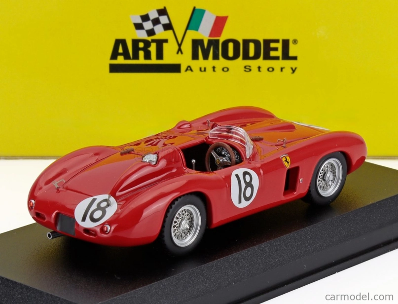 Art-model Ferrari 860 Monza Sn0602 N 18 2nd 12h Sebring 1956 Luigi Musso - Harry Schell 1:43 Red