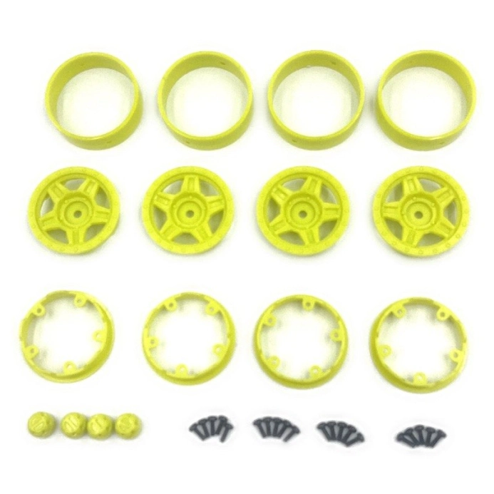 HBP240502 - Deep Star Bead Lock Wheel ( 1.2 ) Yellow