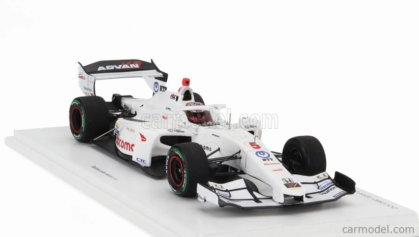 Spark-model Dallara Sf23 Hr-417-e M-tec Team Dandelion Racing N 5 Super Formula Season 2024 Tadesuke Makino 1:43 Bílá