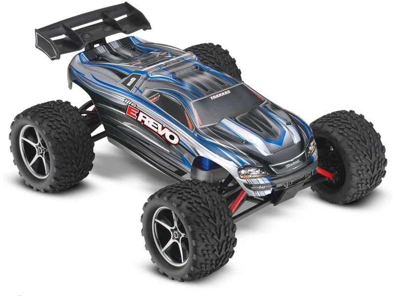 RC auto Traxxas E-Revo 1:16 RTR, oranžová