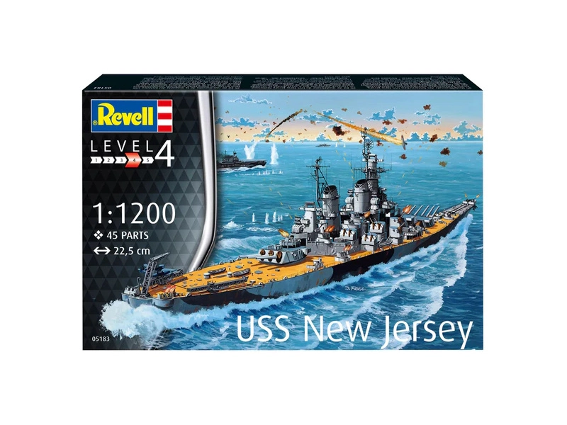 Revell Battleship USS New Jersey (1:1200) (štartovacia súprava)