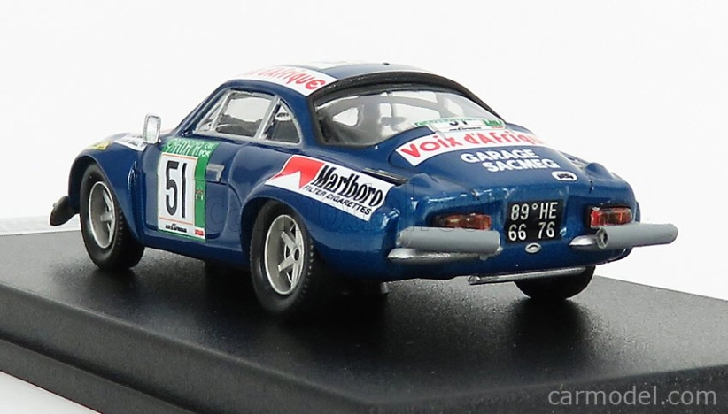 Trofeu Renault Alpine A110 Rally Bandama 1977 M.le Gall - Y. Le Gall 1:43 Blue Met