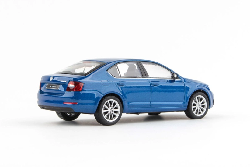 Abrex Škoda Octavia III (2012) 1:43 – modrá race metalíza