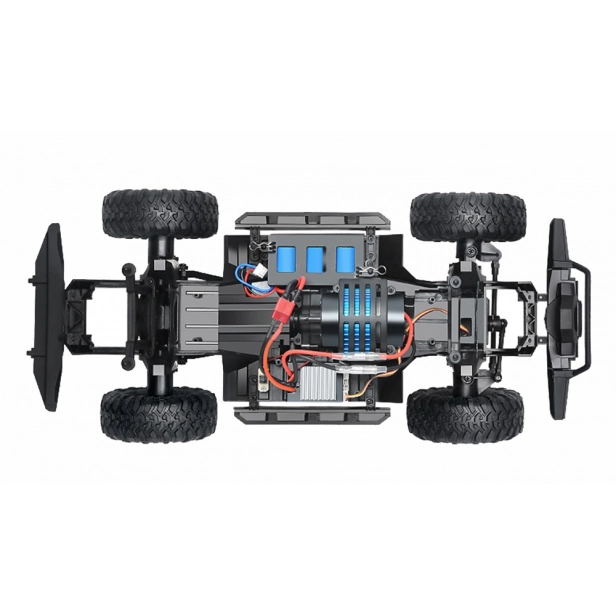 RC auto Dirt Climbing Pickup Race Crawler, modrá