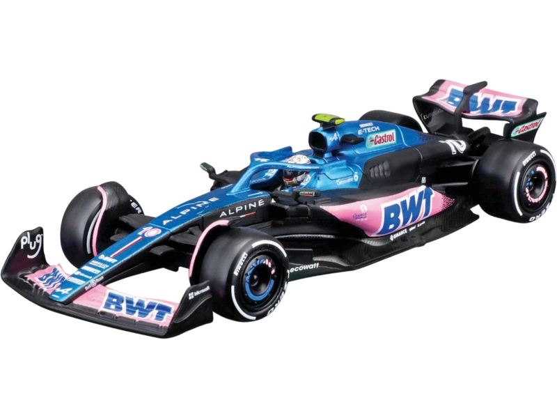 Bburago Renault F1 A523 Team Bwt Alpine F1 N 10 1:43, modrá