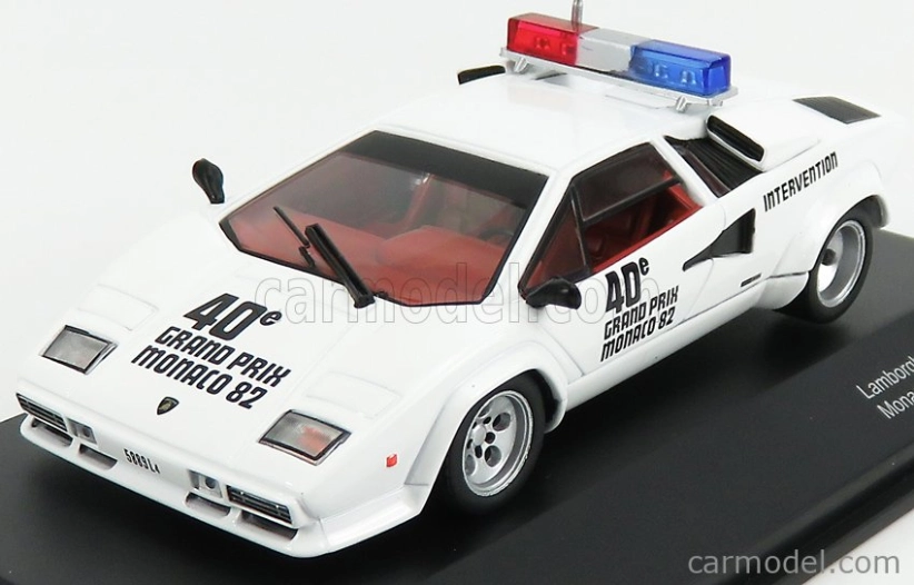 Werk83 Lamborghini Countach 5000s Safety Car F1 Gp Monaco 1982 1:43 Biela