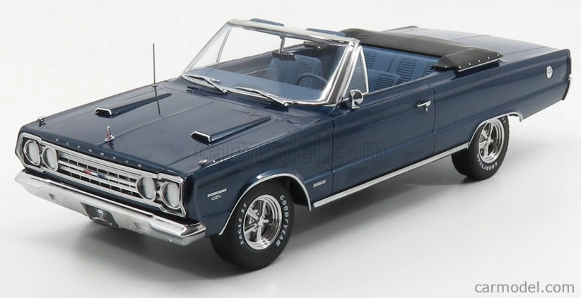 Greenlight Plymouth Belvedere Gtx Cabriolet Graveyard Carz 1967 1:18 Modrá Bílá