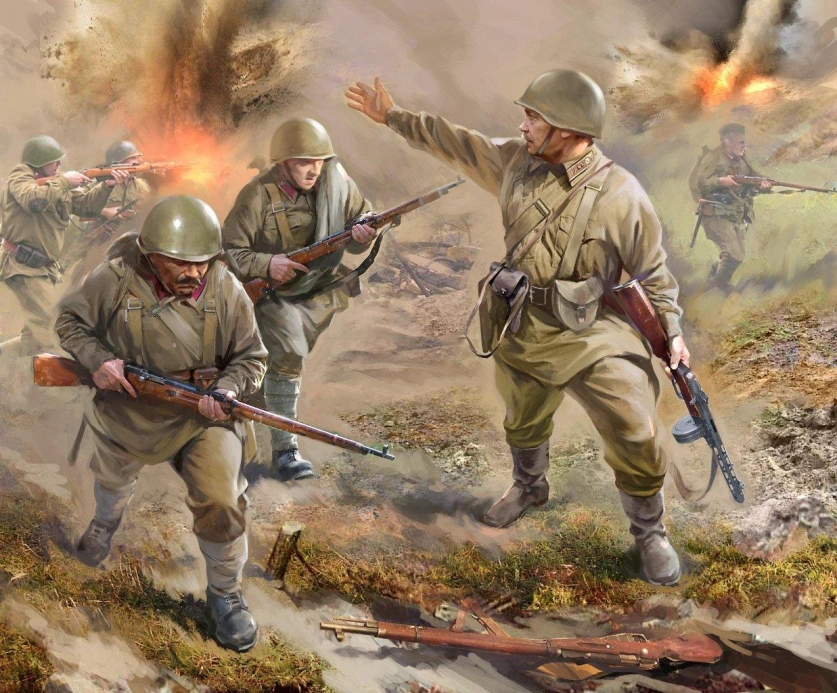 Zvezda figúrky – sovietska pechota 1941 (1:72)