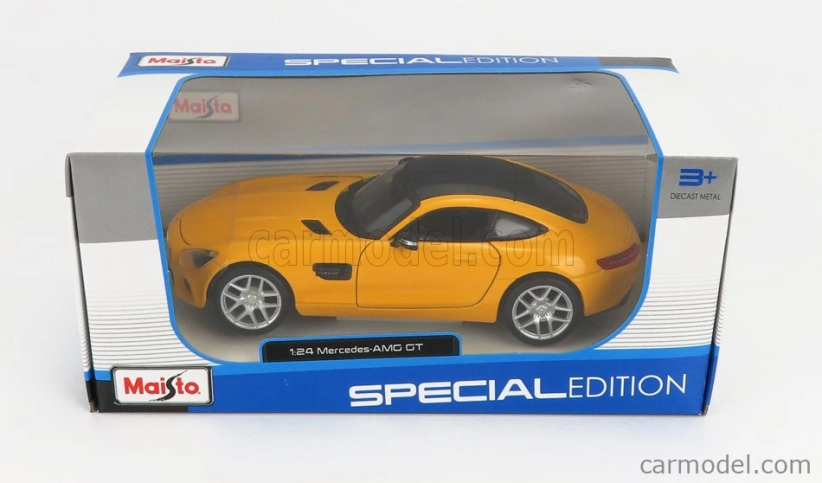 Maisto Mercedes benz Gt-s Amg (c190) 2014 1:24 žltá