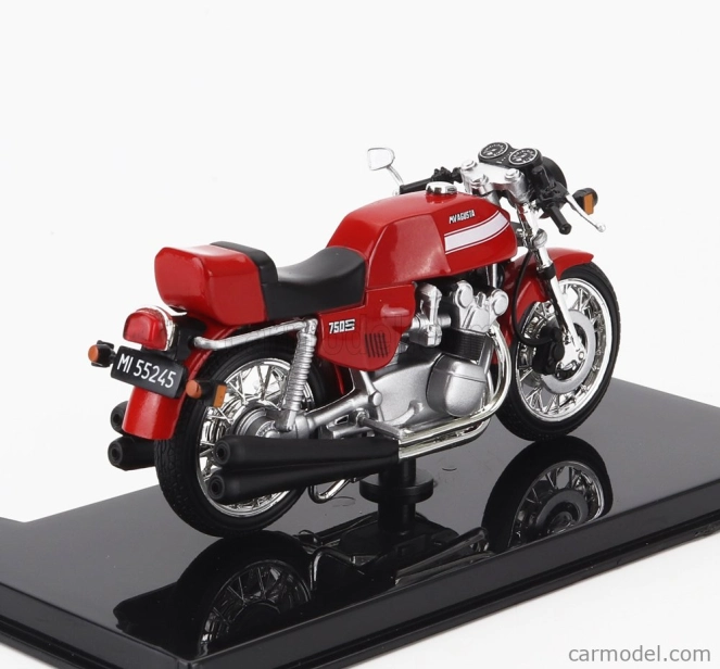 Edicola Mv agusta 750s America 1973 1:24 Červená Černá