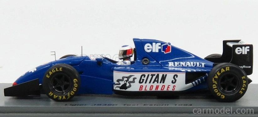 Spark-model Ligier F1 Js39b Test Estoril 1994 M.schumacher 1:43 Modrá Bílá