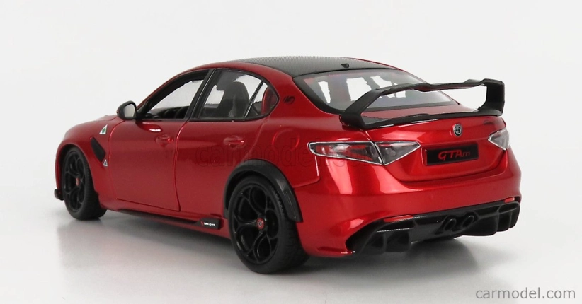 Bburago Alfa romeo Giulia Gtam 2020 1:18 Rosso Gta - Red Met