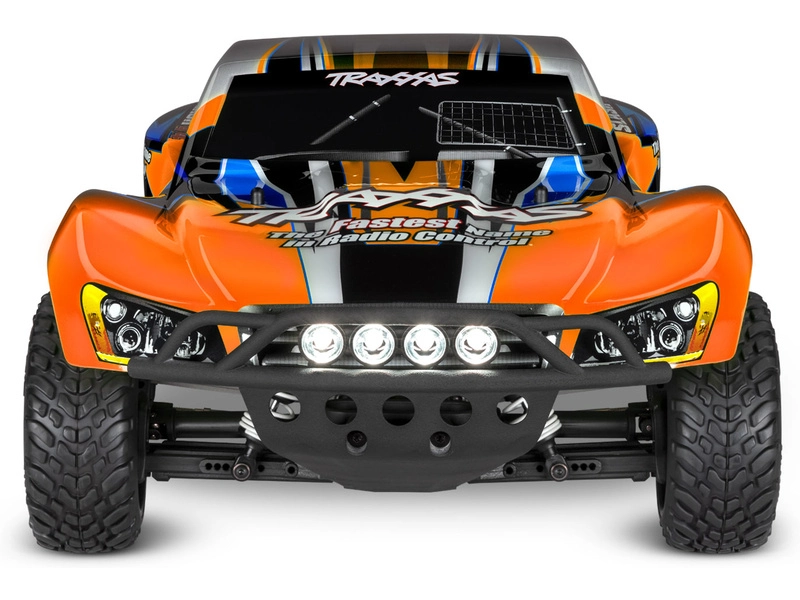 RC auto Traxxas Slash 4WD 1:10 RTR s LED osvětlením, oranžová