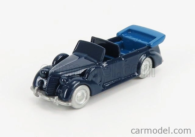 Officina-942 Fiat 2800 Torpedo Da Parata Cabriolet Carrozzeria Stab. Farina 1939 1:76 Modrá