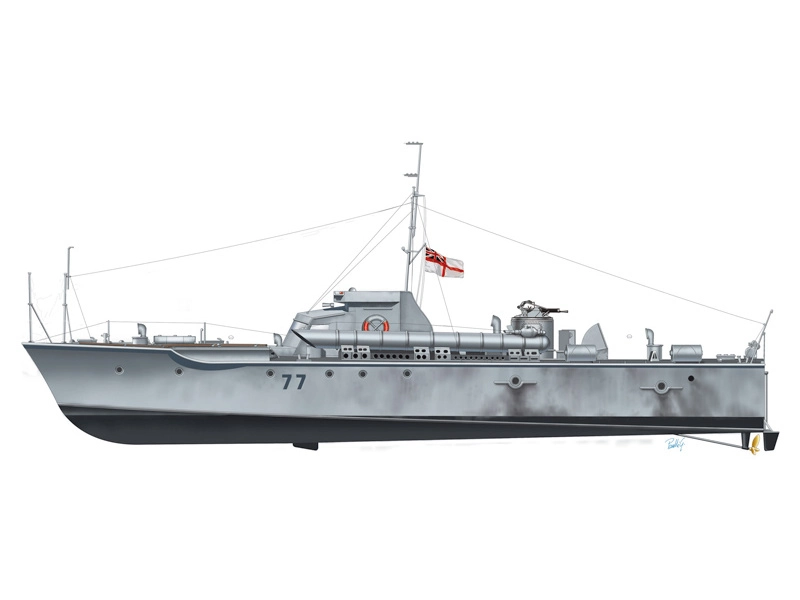 Loď Italeri VOSPER 726 MTB 77 (1:35)
