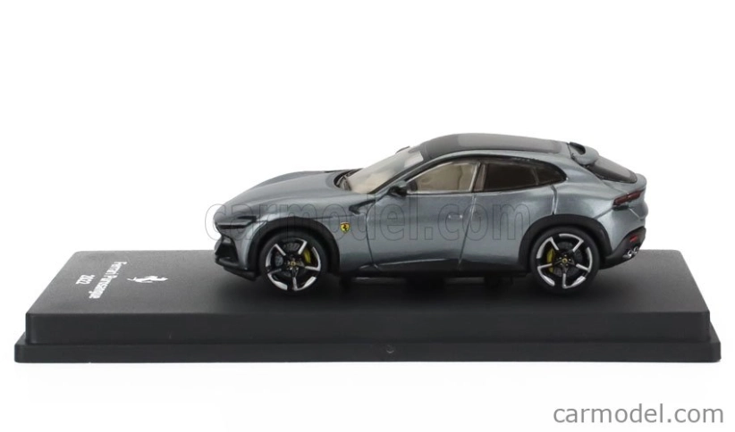 Edicola Ferrari Purosangue Suv 2022 - Con Vetrina - S vitrínou 1:64 Grigio Silverstone - Grey Met