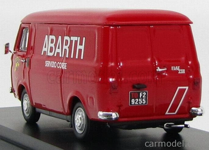 Rio-models Fiat 238 Van Abarth Servizio Corse 1970 1:43 Red