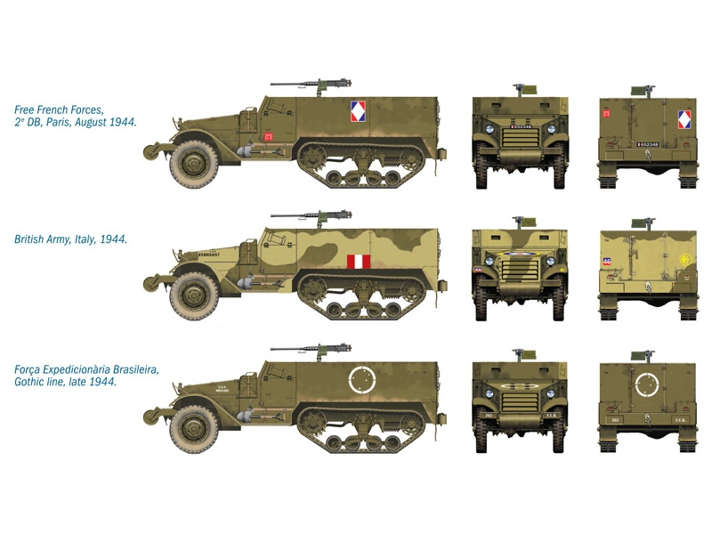 Italeri Easy Kit – M3A1 HALF TRACK (1:72)