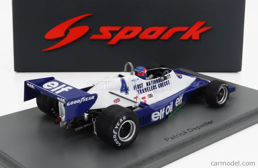 Spark-model Tyrrell F1 008 N 4 2nd Austrian Gp 1978 P.depailler 1:43 Blue White