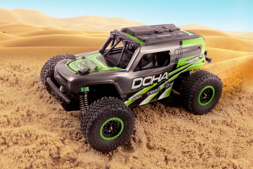 RC auto Maverick Doha 1/20 4WD Electric Truck, zelená
