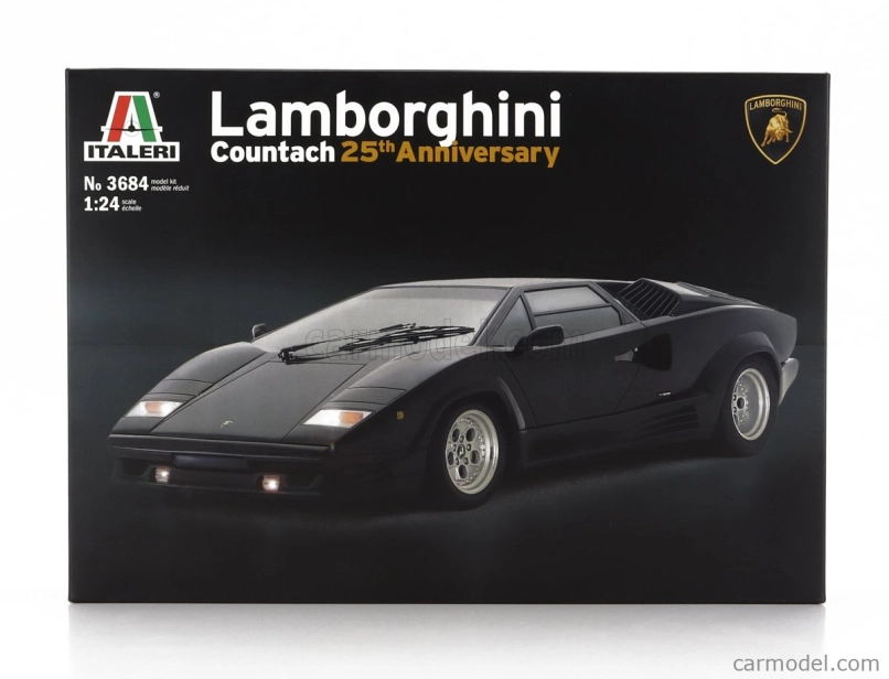 Italeri Lamborghini Countach 25th Anniversary 1989 1:24 /