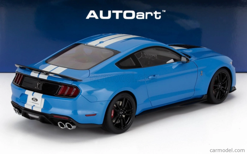 Autoart Ford usa Mustang Shelby Gt500 Coupe 2023 1:18 Gribber Blue