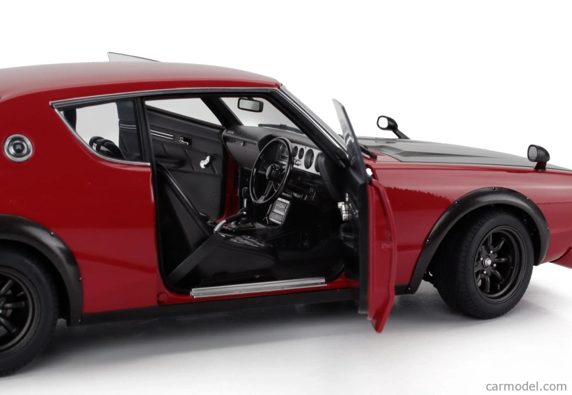 Autoart Nissan Skyline 2000 Gt-r (kpgc110) Vyladená verzia Coupe 1973 1:18 Červená čierna