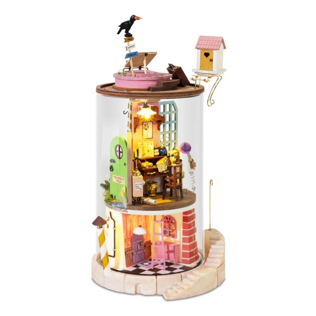 Miniatúrny domček RoboTime Sklenený podzemný úkryt