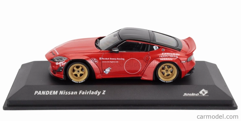Solido Nissan 400z Coupe Rocket Bunny 2022 1:43 Červená