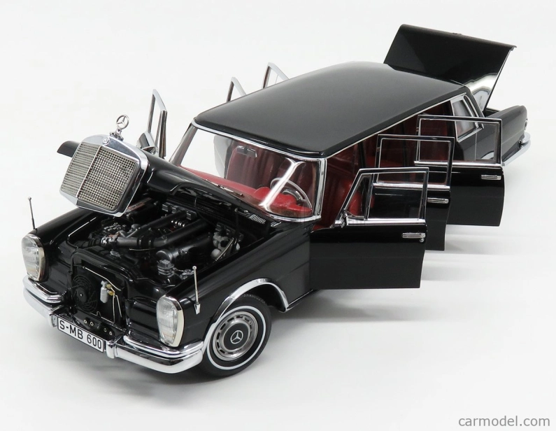 Cmc Mercedes Benz S-class 600 Pullman W100 1963 1:18 čierna