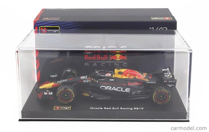 Bburago Red bull F1 Rb19 Team Oracle Red Bull Racing N 1 1:43, tmavě modrá