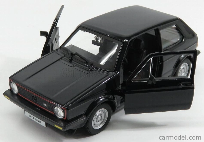 Bburago Volkswagen Golf Mki Gti 1979 1:24 čierna