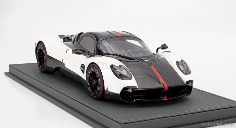 Bbr-models Pagani Utopia 2022 - Con Vetrina - With Showcase 1:18 Bianco Benny - Bílá