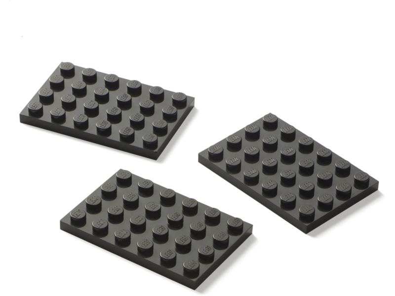 LEGO organizér s tromi zásuvkami – modrá