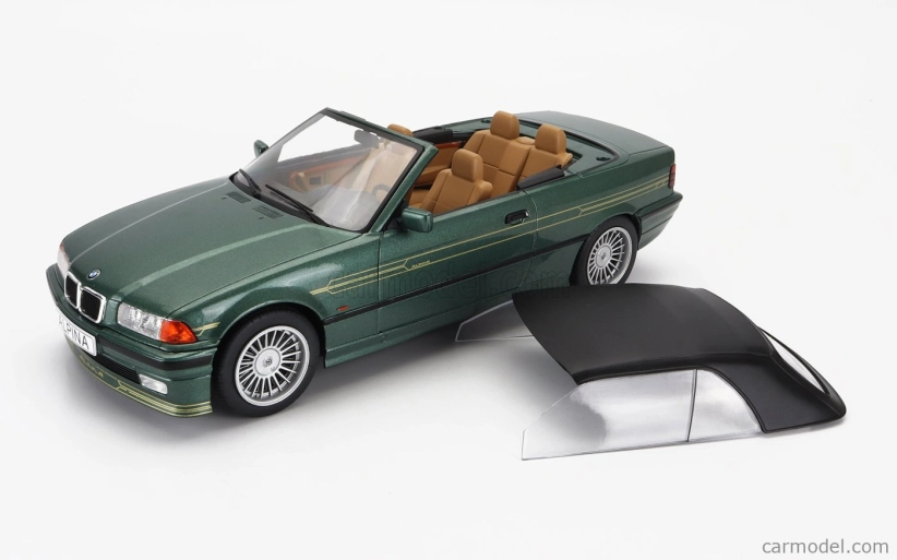 Mcg BMW radu 3 B3 3.2 (e36) Alpina Cabriolet 1995 1:18 Zelená