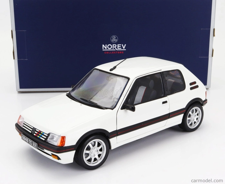 Norev Peugeot 205 Gti 1.9 1989 1:18 Biela
