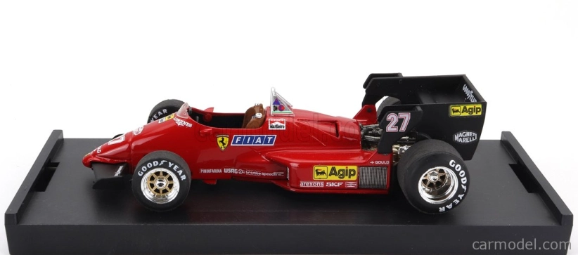 Brumm Ferrari F1 126c4 N 27 Víťaz Gp Belgicka 1984 Michele Alboreto 1:43 Červená čierna