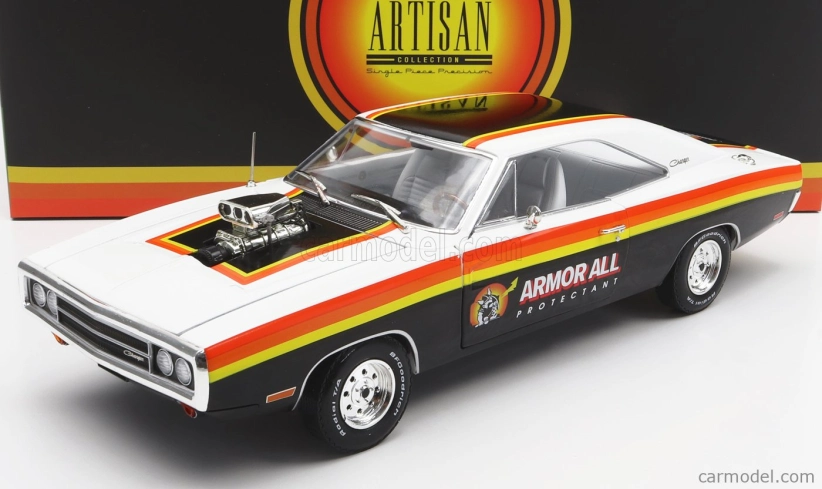 Greenlight Dodge Charger Coupe 1970 1:18 Bílá Černá Červená Žlutá