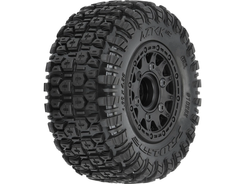 Pro-Line kolo s pneu 2.2/3.0" Aztek SC M2, disk černý Raid 6x30 H12 a H14: Slash, Senton