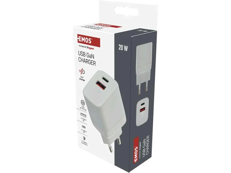 Napájací adaptér GaN PD 20W USB (napájanie)