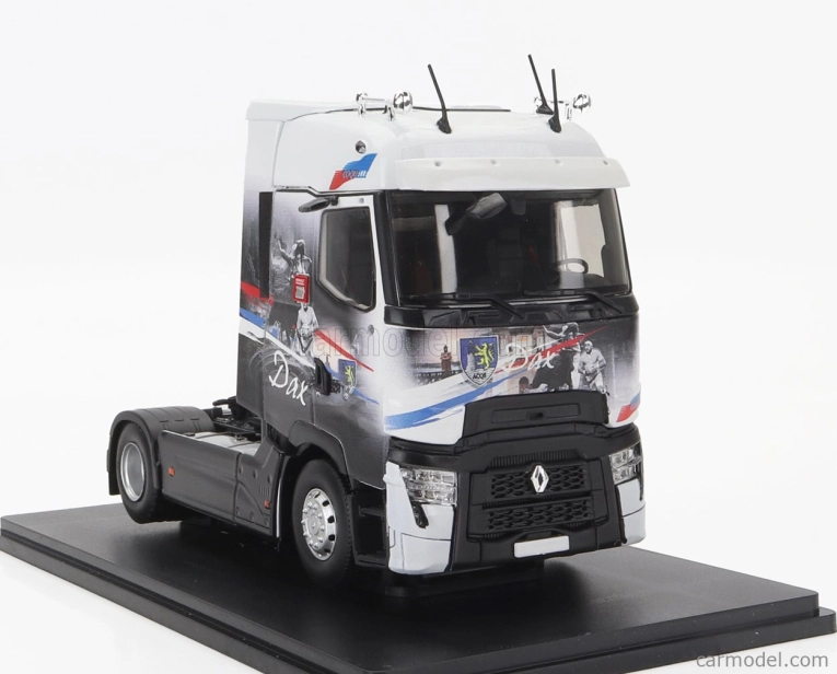 Eligor Renault T-line Vysoký ťahač Dax 2-assi 2021 1:43 čierna biela