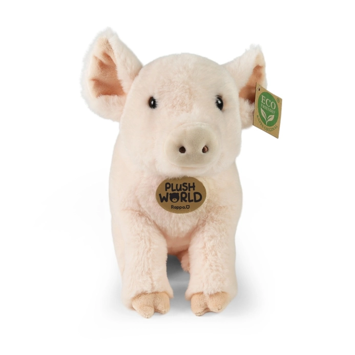 Rappa Plyšové prasa 28 cm ECO-FRIENDLY PLUSH WORLD