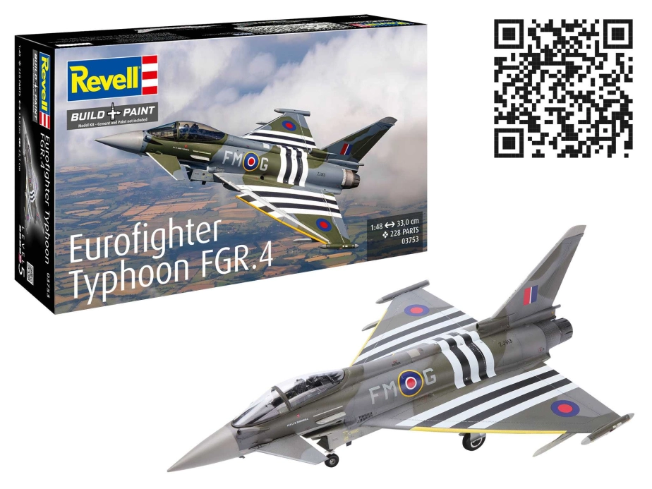 Plastic ModelKit lietadlo 03753 - Eurofighter Typhoon FGR.4 (1:48)