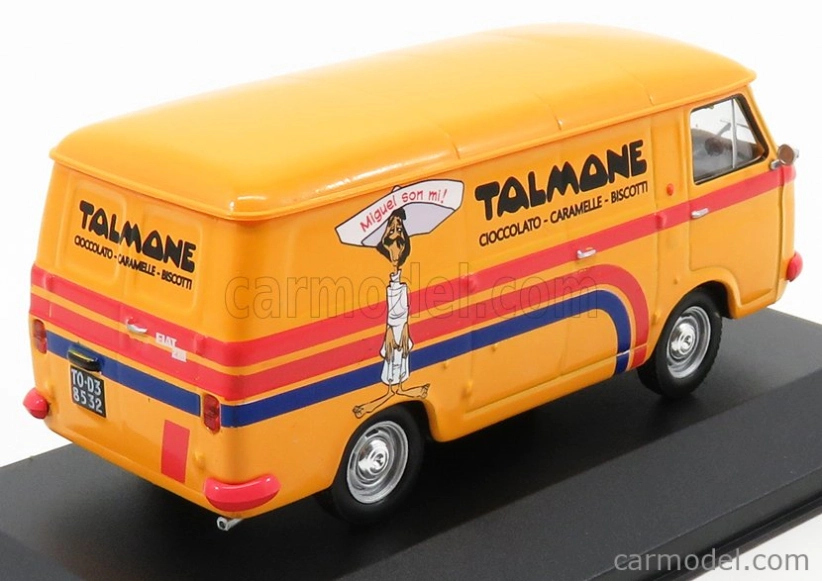 Edicola Fiat 238 Van Talmone 1970 1:43 Žlutá Červená