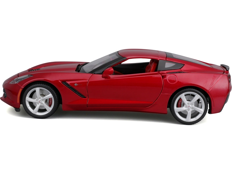 Maisto Corvette Stingray 2014 1:18 červená metalíza