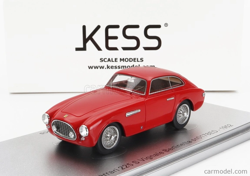 Kess-model Ferrari 225 S Sn.0178ed Vignale Berlinetta 1952 1:43 Červená