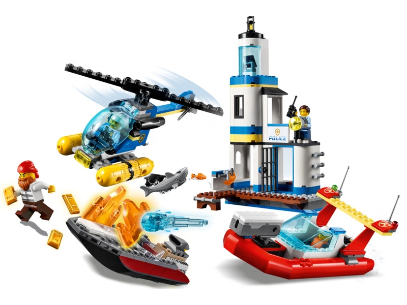LEGO City - Pobrežná polícia a hasiči
